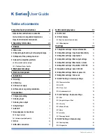 Preview for 3 page of powersoft K10 DSP+AESOP User Manual