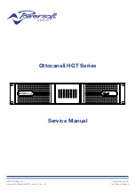 powersoft Ottocanali HGT Series Service Manual preview