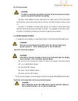 Preview for 16 page of PowerSource YDC3300 User Manual