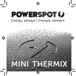 Powerspot MINI THERMIX Manual предпросмотр