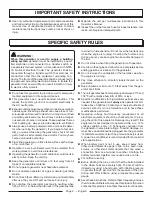 Preview for 8 page of PowerStroke PS10700 Series Operator'S Manual