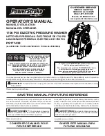 Preview for 1 page of PowerStroke PS171433 Operator'S Manual