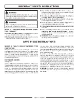 Preview for 5 page of PowerStroke PS171433 Operator'S Manual