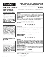 Preview for 50 page of PowerStroke PS171433 Operator'S Manual