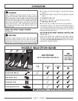 Preview for 16 page of PowerStroke PS80996 Operator'S Manual