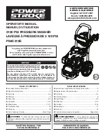 PowerStroke PS8C310E Operator'S Manual preview