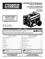 PowerStroke PS903250 Series Operator'S Manual preview