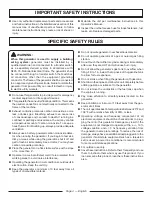 Preview for 8 page of PowerStroke PS903250 Series Operator'S Manual