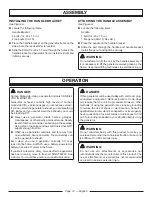 Preview for 16 page of PowerStroke PS903250 Series Operator'S Manual