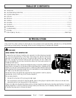 Preview for 2 page of PowerStroke PS903500 Series Operator'S Manual