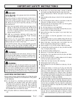 Preview for 3 page of PowerStroke PS903500 Series Operator'S Manual