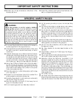 Preview for 4 page of PowerStroke PS903500 Series Operator'S Manual