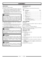 Preview for 11 page of PowerStroke PS903500 Series Operator'S Manual