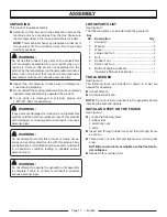 Preview for 15 page of PowerStroke PS905000 series Operator'S Manual