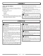 Preview for 16 page of PowerStroke PS905000 series Operator'S Manual