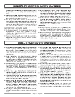 Preview for 3 page of PowerStroke PSL0DD121 Operator'S Manual