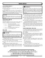 Preview for 6 page of PowerStroke PSL0DD121 Operator'S Manual