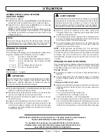 Preview for 11 page of PowerStroke PSL0DD121 Operator'S Manual