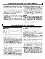 Preview for 3 page of PowerStroke PSL18CS Operator'S Manual