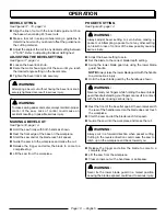 Preview for 10 page of PowerStroke PSL18CS Operator'S Manual