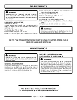 Preview for 11 page of PowerStroke PSL18CS Operator'S Manual