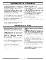 Preview for 4 page of PowerStroke PSL1PS11 Operator'S Manual