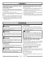 Preview for 9 page of PowerStroke PSL1PS11 Operator'S Manual