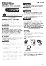 PowerTec 70316 Instruction Sheet preview