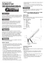 Предварительный просмотр 1 страницы PowerTec 71035 Instruction Sheet