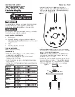 Предварительный просмотр 1 страницы PowerTec 71212 Instruction Sheet