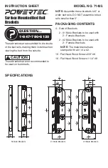 PowerTec 71425 Instruction Sheet preview