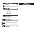 Preview for 2 page of PowerTec MT4004 Owner'S Manual