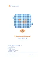 PowerTec SOHO Mobile Repeater User Manual preview