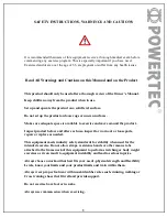 Preview for 3 page of PowerTec WB-FT14 Manual