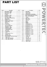 Предварительный просмотр 8 страницы PowerTec WB-FT14 Manual