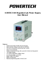 PowerTech 0-30VDC User Manual preview