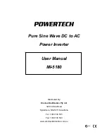 Предварительный просмотр 1 страницы PowerTech MI-5180 User Manual