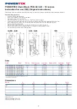 Preview for 2 page of POWERTEX 16.10PCBS20025030 Instructions For Use Manual