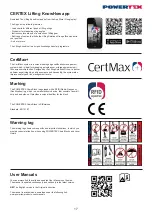 Preview for 17 page of POWERTEX 16.10PCBS20025030 Instructions For Use Manual