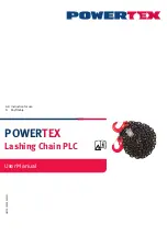 Preview for 1 page of POWERTEX Lashing Chain PLC Instructions For Use Manual