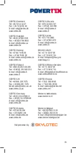 Preview for 35 page of POWERTEX P0904 Instructions For Use Manual