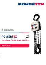 POWERTEX PACB-S1 Series Instructions For Use Manual preview