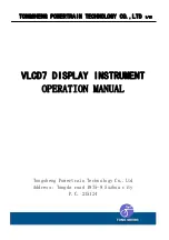Powertrain VLCD7 Operation Manual preview