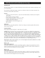 Preview for 2 page of PowerTran M 8737 Operating Instructions