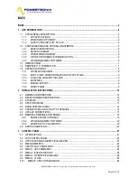 Preview for 2 page of Powertronix VELA 50 kVA User Manual