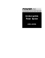 Предварительный просмотр 1 страницы Powervar 0 ACE2200 User Manual