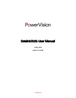 PowerVision Datalink DL01 User Manual preview