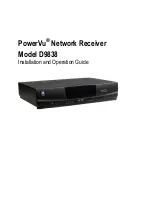 PowerVu D9838 Installation And Operation Manual preview