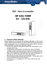 PowerWalker BP A36RM-6x9Ah How To Assemble preview