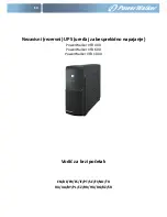 Preview for 153 page of PowerWalker VFD 1000 Quick Start Manual